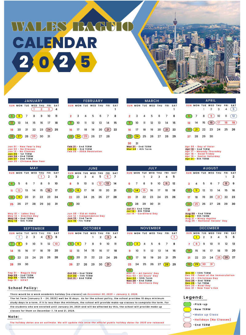 WALES-Calender